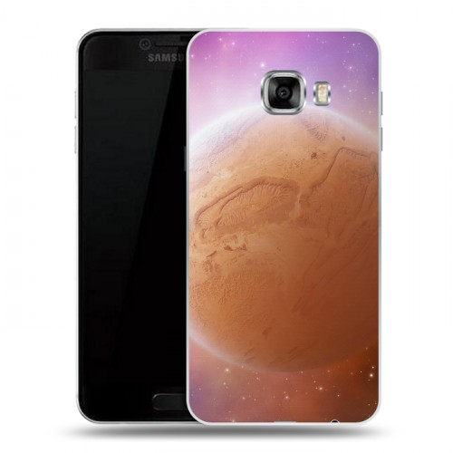 Дизайнерский пластиковый чехол для Samsung Galaxy C5 Планеты