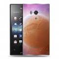 Дизайнерский пластиковый чехол для Sony Xperia acro S Планеты