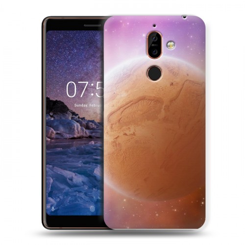 Дизайнерский пластиковый чехол для Nokia 7 Plus Планеты