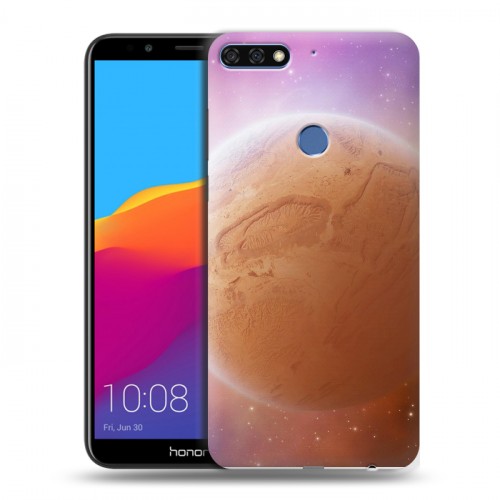 Дизайнерский пластиковый чехол для Huawei Honor 7C Pro Планеты
