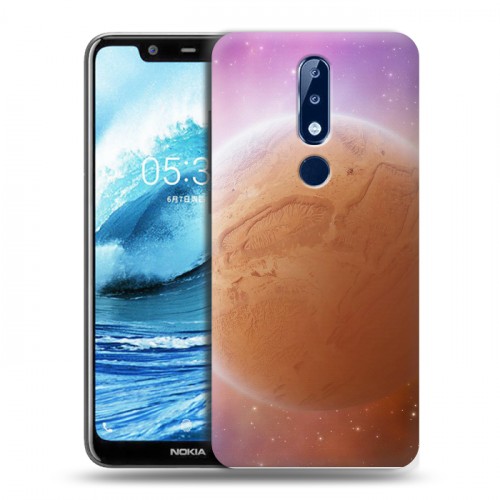 Дизайнерский силиконовый чехол для Nokia 5.1 Plus Планеты