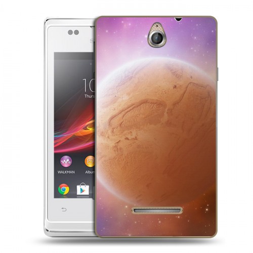 Дизайнерский пластиковый чехол для Sony Xperia E Планеты