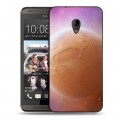 Дизайнерский пластиковый чехол для HTC Desire 700 Планеты