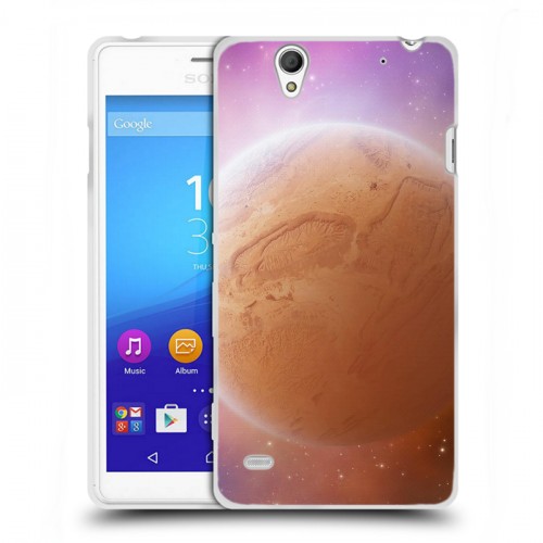 Дизайнерский пластиковый чехол для Sony Xperia C4 Планеты