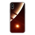 Дизайнерский силиконовый чехол для Iphone x10 Планеты