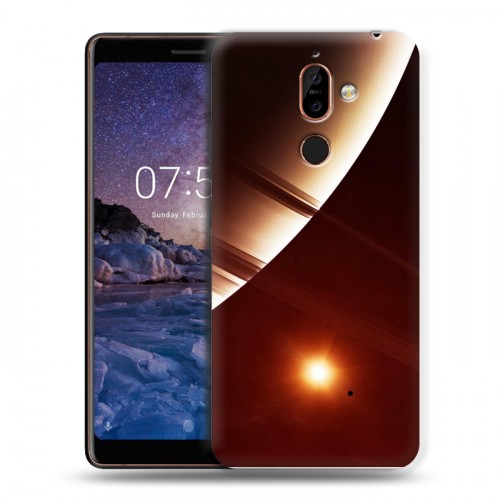 Дизайнерский пластиковый чехол для Nokia 7 Plus Планеты