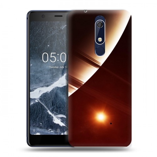 Дизайнерский пластиковый чехол для Nokia 5.1 Планеты