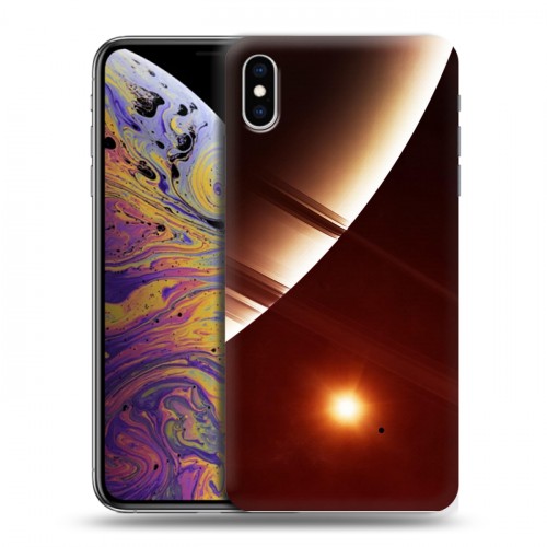 Дизайнерский силиконовый чехол для Iphone Xs Max Планеты