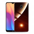 Дизайнерский силиконовый с усиленными углами чехол для Xiaomi RedMi 8A Планеты