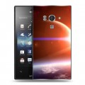 Дизайнерский пластиковый чехол для Sony Xperia acro S Планеты