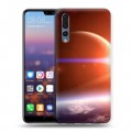 Дизайнерский силиконовый с усиленными углами чехол для Huawei P20 Pro Планеты