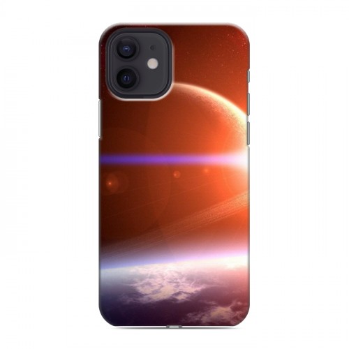 Дизайнерский силиконовый чехол для Iphone 12 Планеты