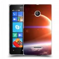 Дизайнерский пластиковый чехол для Microsoft Lumia 435 Планеты