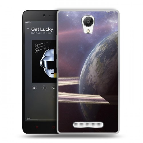 Дизайнерский силиконовый чехол для Xiaomi RedMi Note 2 Планеты