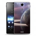 Дизайнерский пластиковый чехол для Sony Xperia TX Планеты