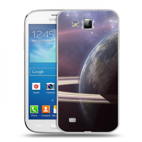 Дизайнерский пластиковый чехол для Samsung Galaxy Premier Планеты