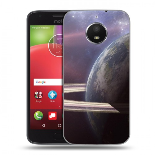 Дизайнерский пластиковый чехол для Motorola Moto E4 Plus Планеты