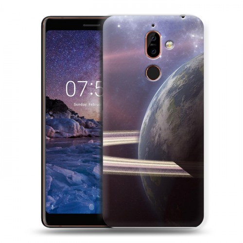 Дизайнерский пластиковый чехол для Nokia 7 Plus Планеты