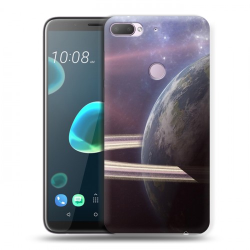 Дизайнерский силиконовый чехол для HTC Desire 12 Plus Планеты