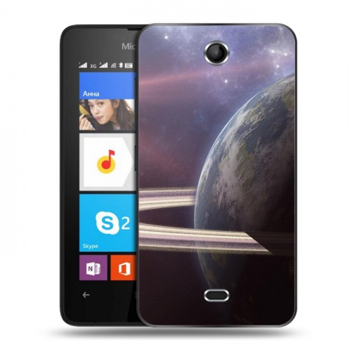 Дизайнерский силиконовый чехол для Microsoft Lumia 430 Dual SIM Планеты