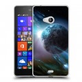 Дизайнерский пластиковый чехол для Microsoft Lumia 540 Планеты