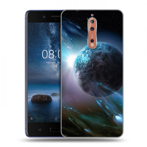 Дизайнерский пластиковый чехол для Nokia 8 Планеты