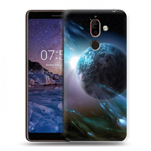 Дизайнерский пластиковый чехол для Nokia 7 Plus Планеты