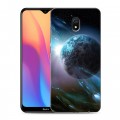 Дизайнерский силиконовый с усиленными углами чехол для Xiaomi RedMi 8A Планеты