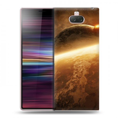 Дизайнерский силиконовый чехол для Sony Xperia 10 Планеты