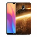 Дизайнерский силиконовый с усиленными углами чехол для Xiaomi RedMi 8A Планеты