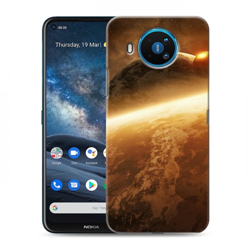 Дизайнерский силиконовый чехол для Nokia 8.3 Планеты