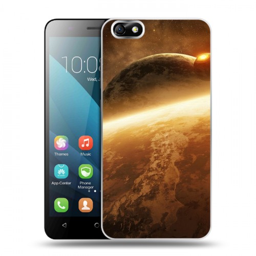 Дизайнерский пластиковый чехол для Huawei Honor 4X Планеты