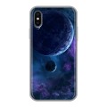 Дизайнерский силиконовый чехол для Iphone x10 Планеты