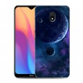 Дизайнерский силиконовый с усиленными углами чехол для Xiaomi RedMi 8A Планеты