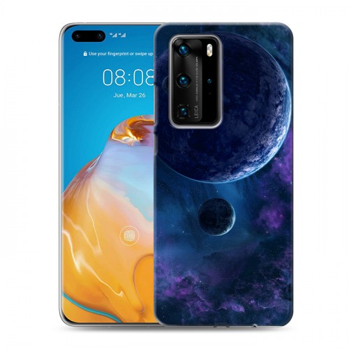 Дизайнерский пластиковый чехол для Huawei P40 Pro Планеты