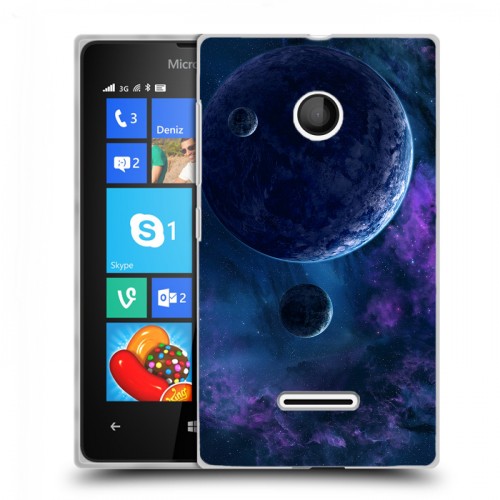 Дизайнерский пластиковый чехол для Microsoft Lumia 435 Планеты