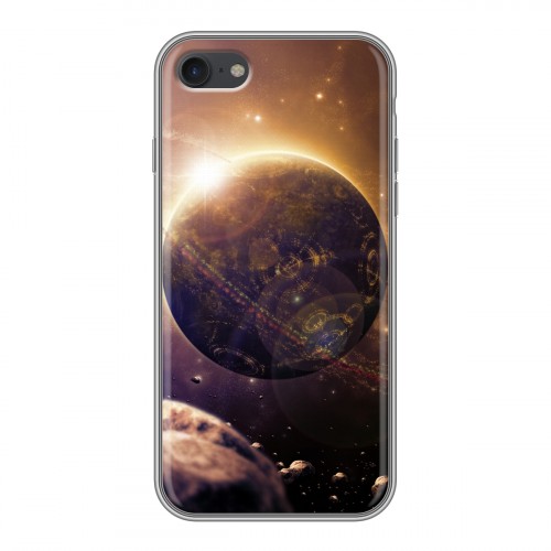 Дизайнерский силиконовый чехол для Iphone 7 Планеты