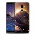 Дизайнерский пластиковый чехол для Nokia 7 Plus Планеты