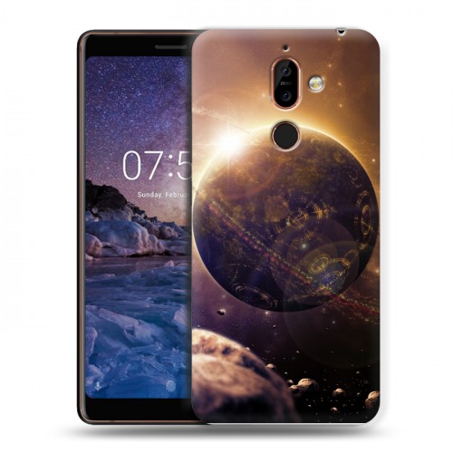 Дизайнерский пластиковый чехол для Nokia 7 Plus Планеты