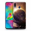 Дизайнерский пластиковый чехол для Samsung Galaxy M20 Планеты