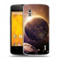 Дизайнерский пластиковый чехол для LG Google Nexus 4 Планеты