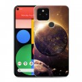 Дизайнерский пластиковый чехол для Google Pixel 5 Планеты