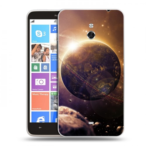 Дизайнерский пластиковый чехол для Nokia Lumia 1320 Планеты