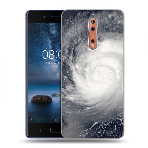 Дизайнерский пластиковый чехол для Nokia 8 Орбита