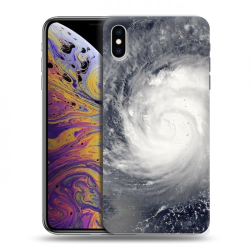 Дизайнерский силиконовый чехол для Iphone Xs Max Орбита