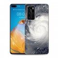 Дизайнерский силиконовый с усиленными углами чехол для Huawei P40 Орбита