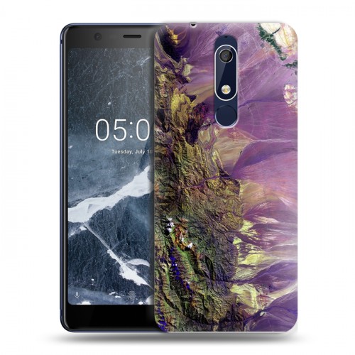 Дизайнерский пластиковый чехол для Nokia 5.1 Орбита