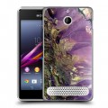 Дизайнерский силиконовый чехол для Sony Xperia E1 Орбита