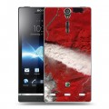 Дизайнерский пластиковый чехол для Sony Xperia S Орбита