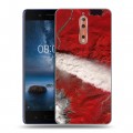 Дизайнерский пластиковый чехол для Nokia 8 Орбита